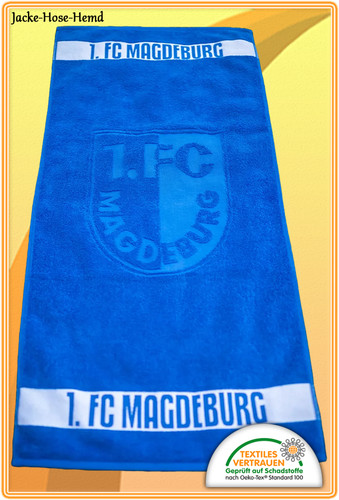 Magdeburg handtuch blau - fc,