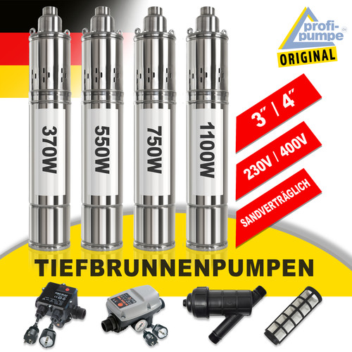 Tiefbrunnenpumpe edelstahl 230 - tiefbrunnenpumpe,