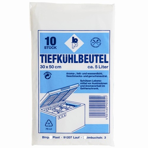 Tiefkühlbeutel cm 5 - tiefkühlbeutel, 50