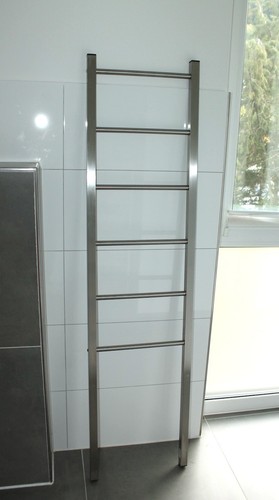 Handtuchleiter ute silber aus - handtuchleiter,